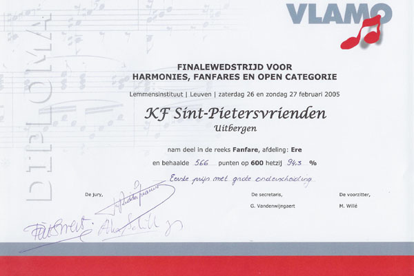 Zo 02/02/2005 - Diploma